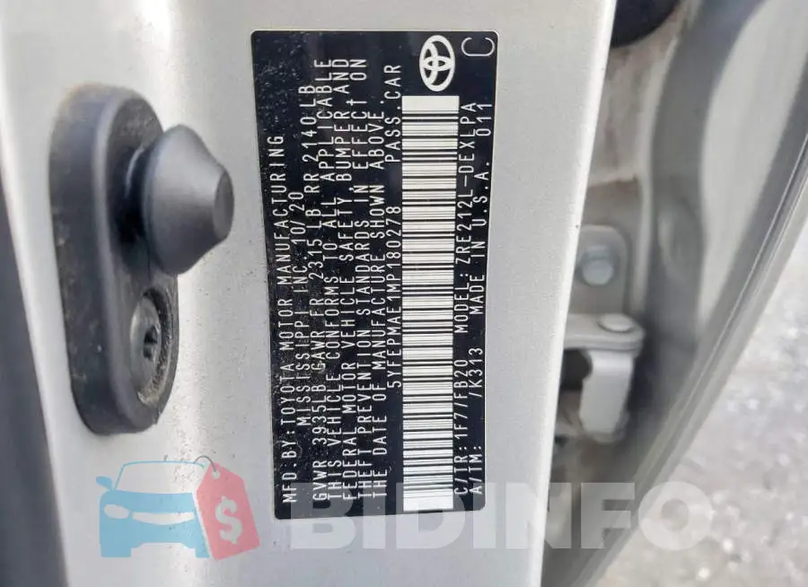 5YFEPMAE1MP180278 Photo# 12