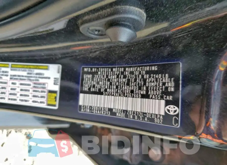 5YFEPRAE5LP067669 Photo# 12
