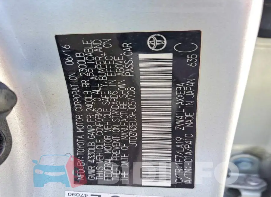 JTDZN3EU3HJ057708 Photo# 12