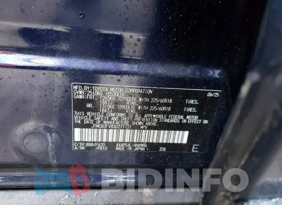 JTMCB3FV8SD271721 Photo# 14