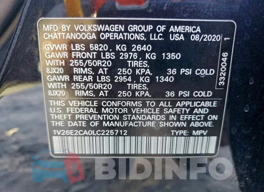1V26E2CA0LC225712 Photo# 13