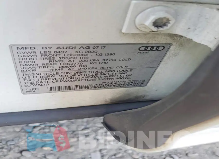 WA1AHAF74JD005035 Photo# 12