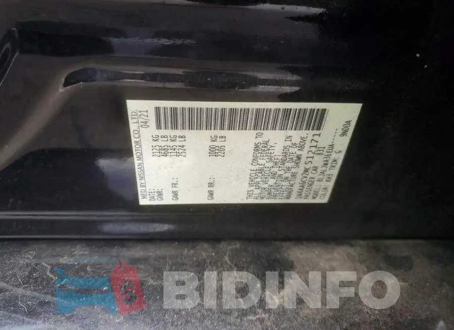 1N4AA6CV2MC512171 Photo# 13
