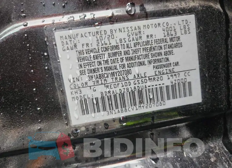 3N1AB8CV1MY207080 Photo# 12