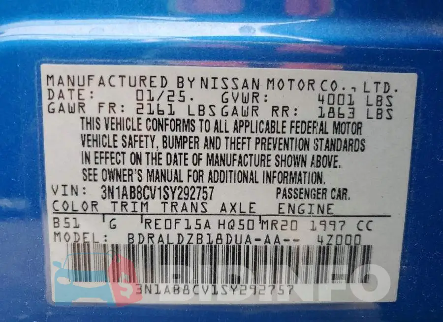 3N1AB8CV1SY292757 Photo# 13