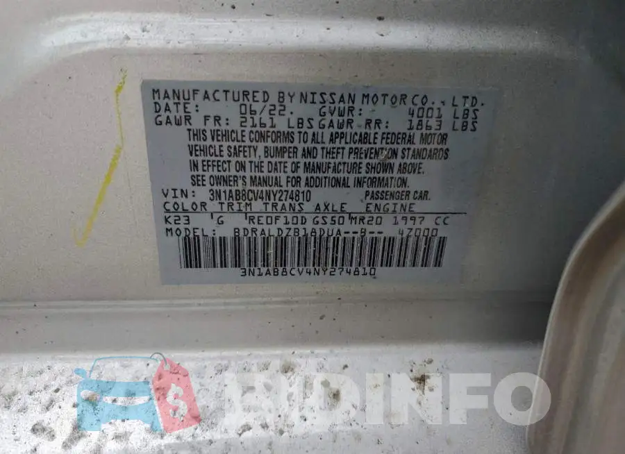 3N1AB8CV4NY274810 Photo# 12