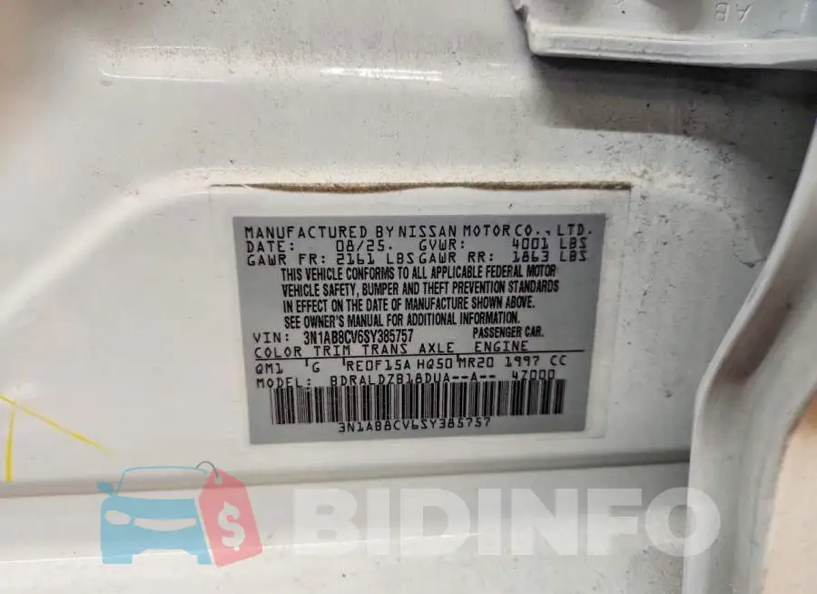 3N1AB8CV6SY385757 Photo# 12
