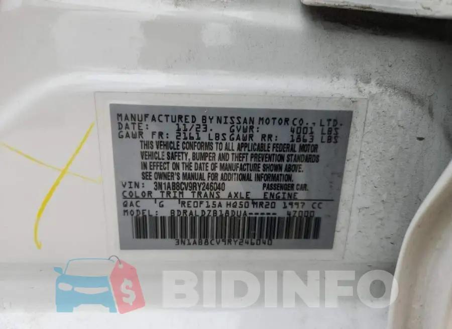 3N1AB8CV9RY246040 Photo# 12