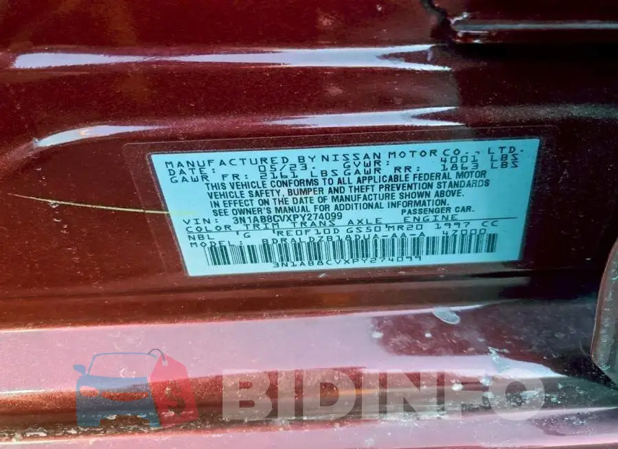 3N1AB8CVXPY274099 Photo# 12