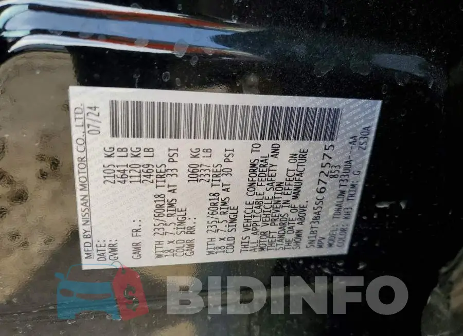 5N1BT3BA5SC672575 Photo# 13