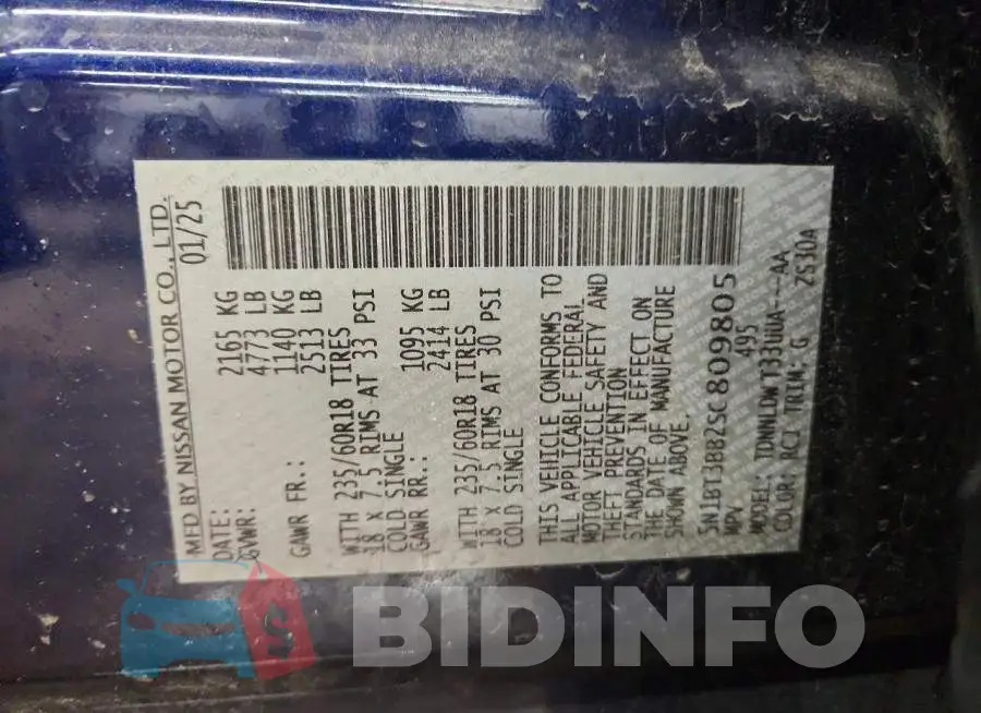 5N1BT3BB2SC809805 Photo# 13