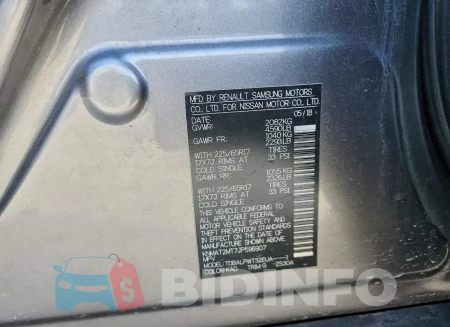 KNMAT2MT7JP596907 Photo# 14