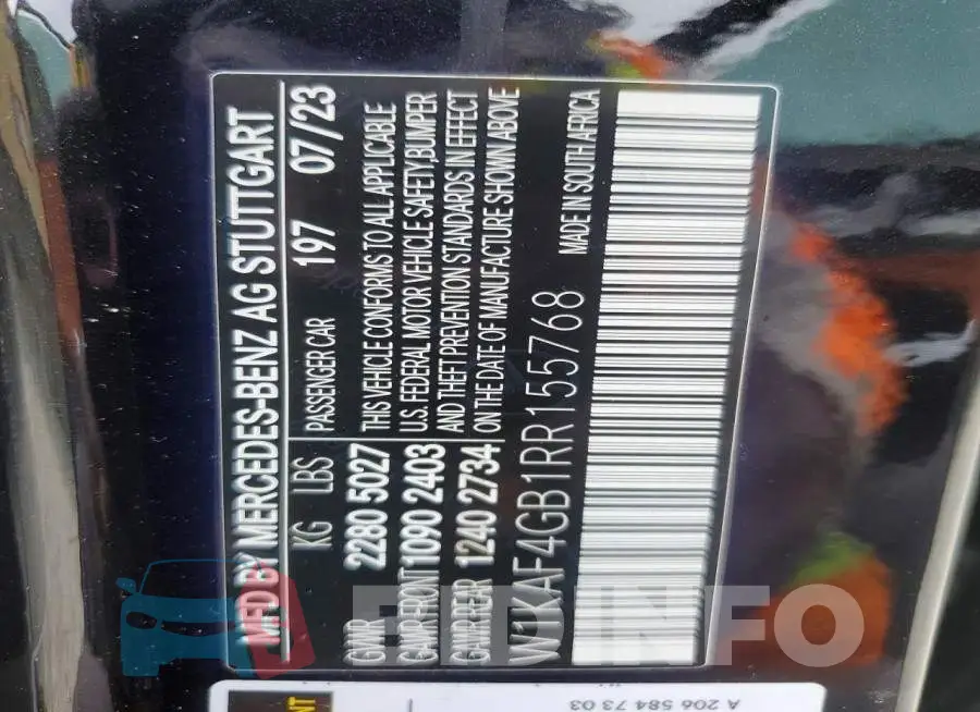 W1KAF4GB1RR155768 Photo# 12