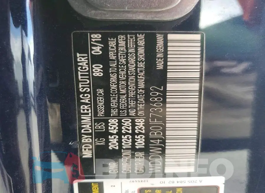 WDDWJ4JB0JF736892 Photo# 12
