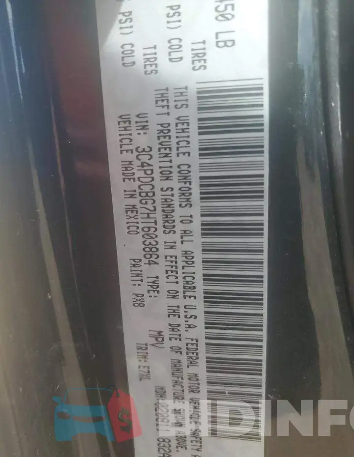 3C4PDCBG7HT603864 Photo# 12