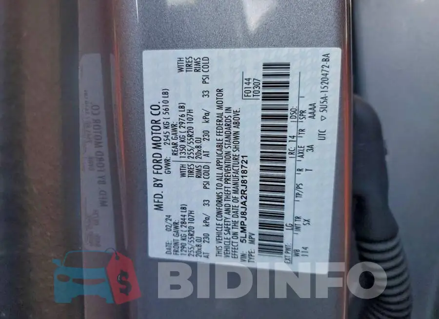 5LMPJ8JA2RJ818721 Photo# 13