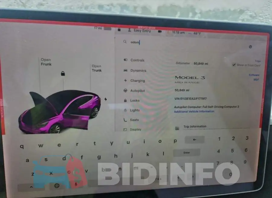 5YJ3E1EA2JF177917 Photo# 9