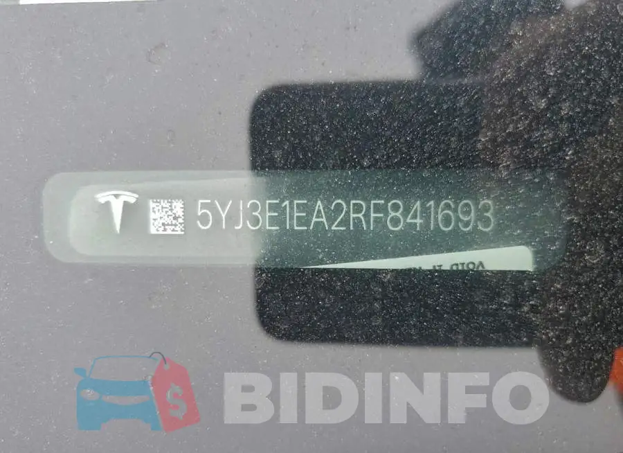 5YJ3E1EA2RF841693 Photo# 13