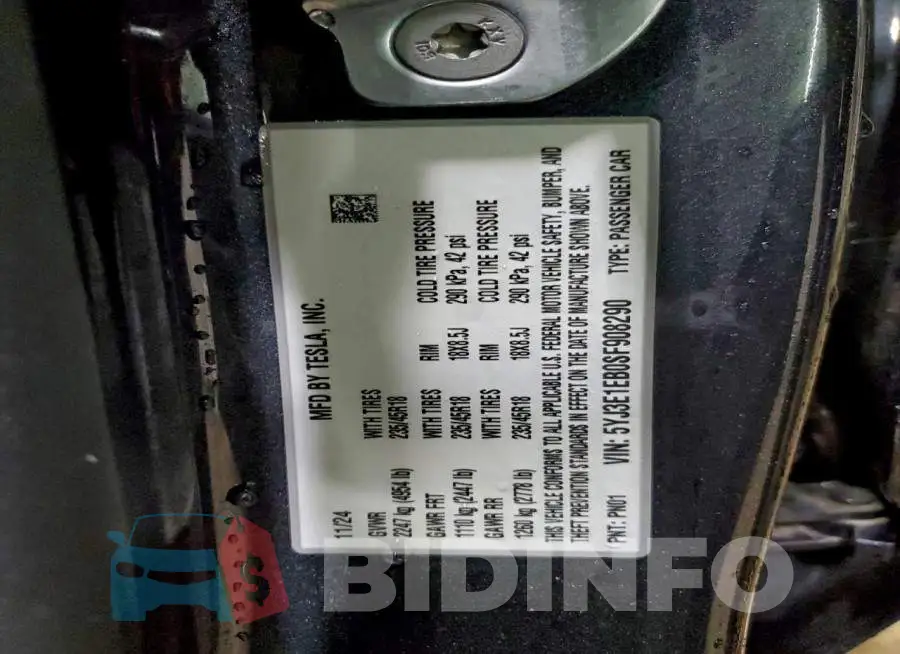 5YJ3E1EB0SF908290 Photo# 12