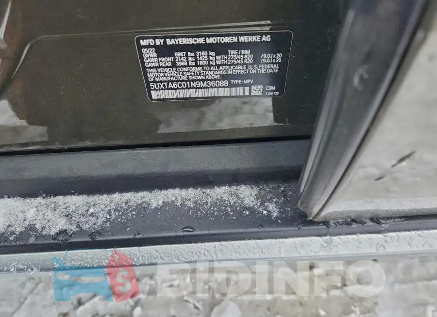 5UXTA6C01N9M36088 Photo# 12