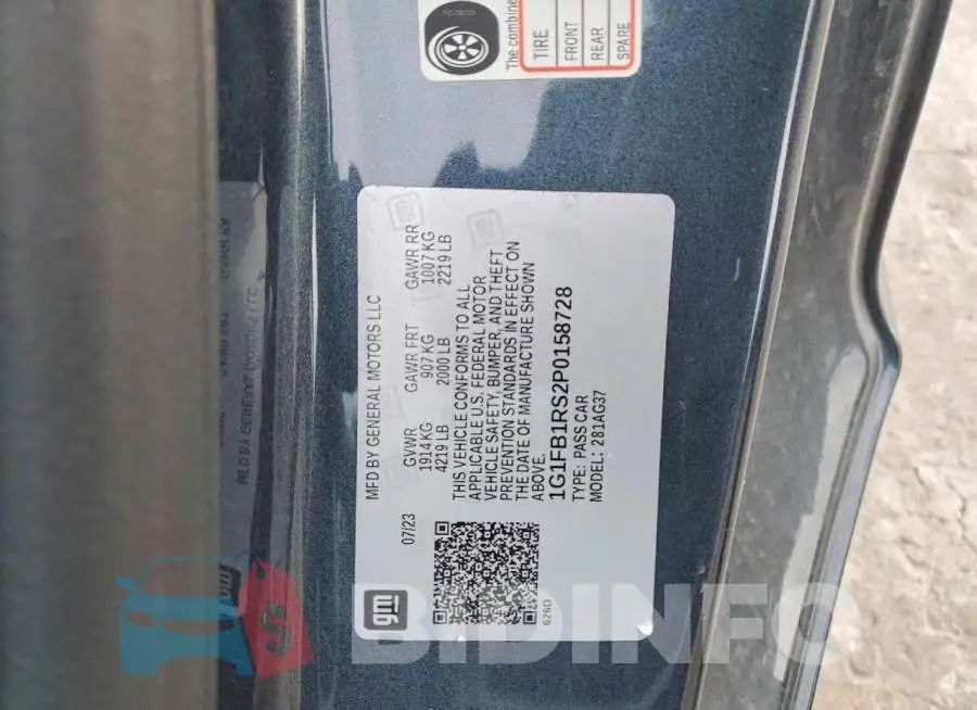 1G1FB1RS2P0158728 Photo# 12