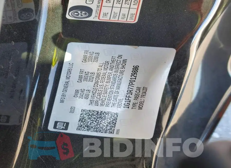 1G1FF1R77P0129886 Photo# 13