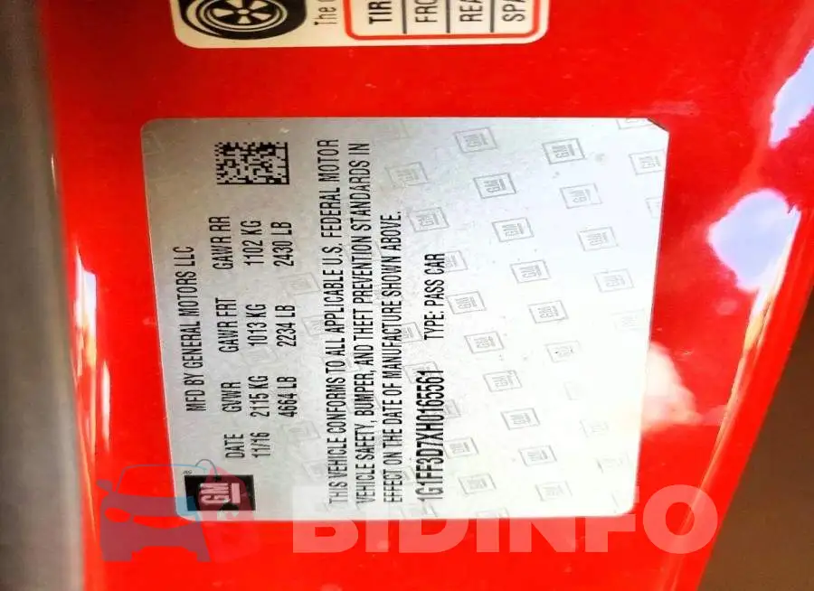 1G1FF3D7XH0165561 Photo# 12
