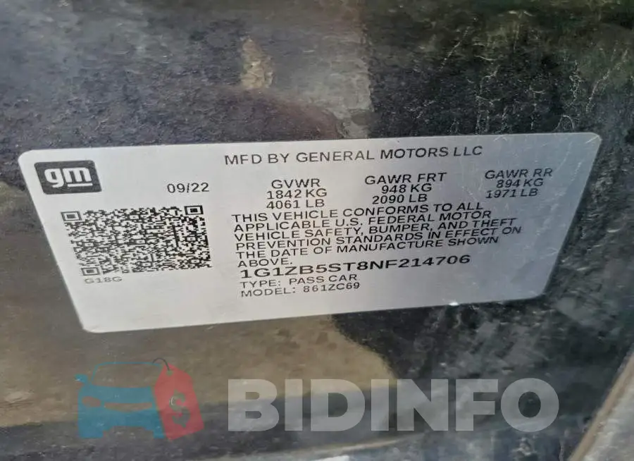 1G1ZB5ST8NF214706 Photo# 12