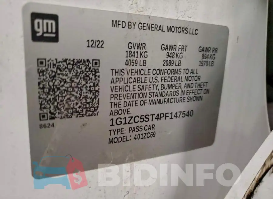 1G1ZC5ST4PF147540 Photo# 12