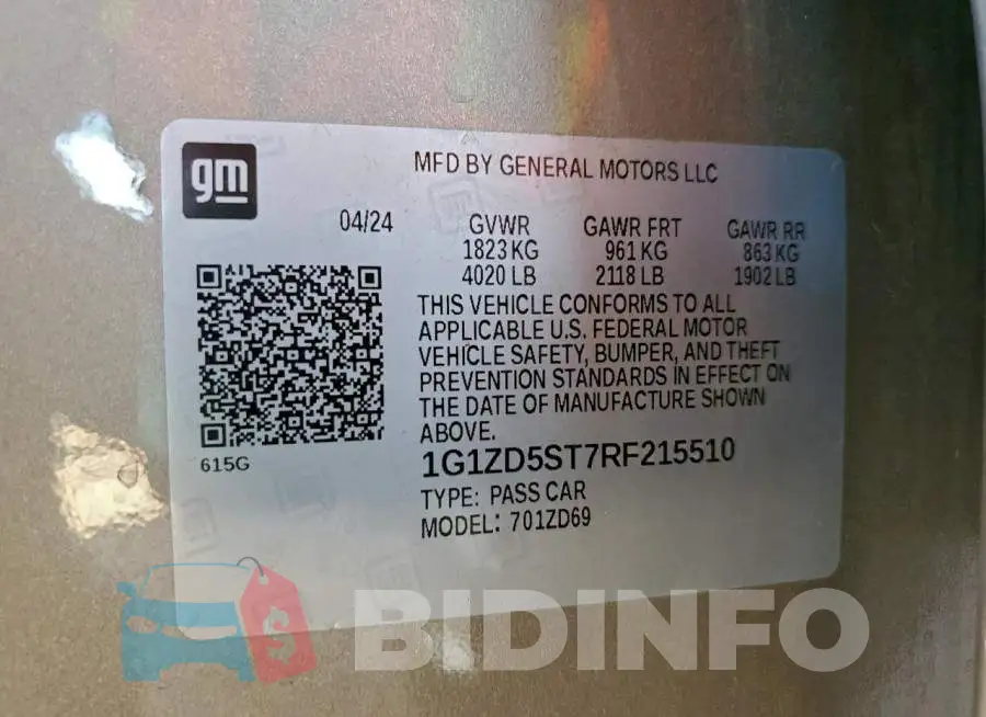 1G1ZD5ST7RF215510 Photo# 12