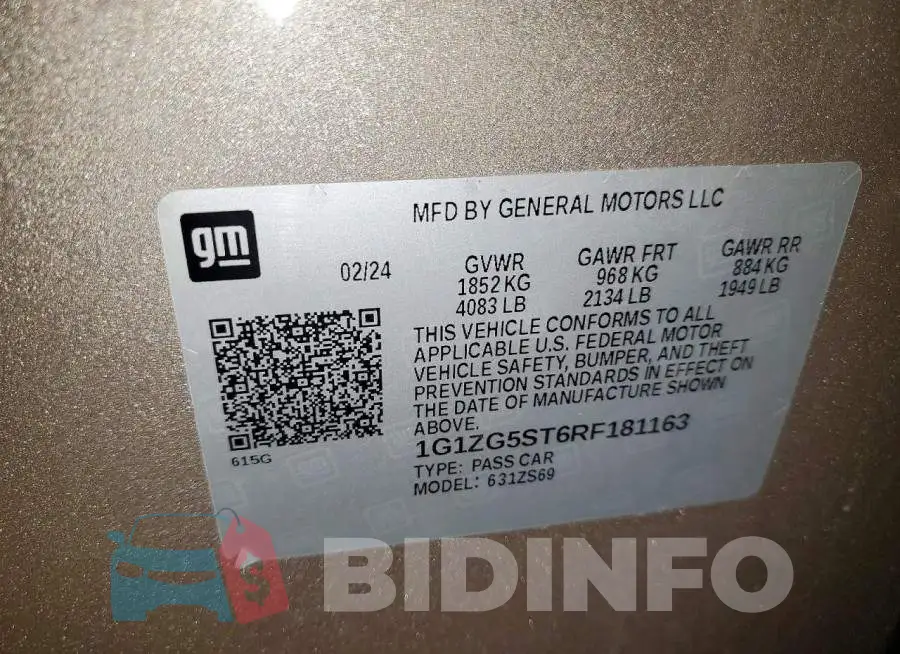 1G1ZG5ST6RF181163 Photo# 12