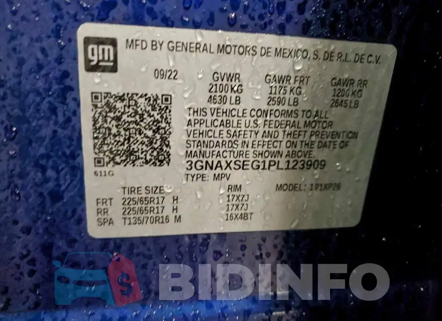 3GNAXSEG1PL123909 Photo# 13