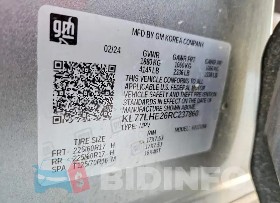 KL77LHE26RC237860 Photo# 13