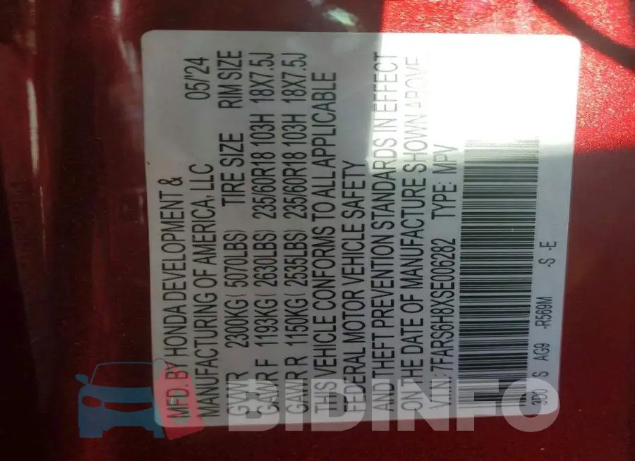 7FARS6H8XSE006282 Photo# 13