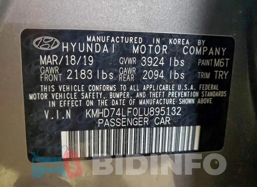 KMHD74LF0LU895132 Photo# 12