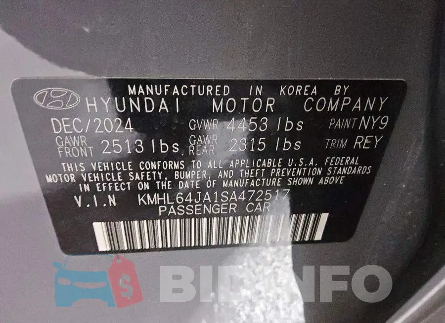 KMHL64JA1SA472517 Photo# 12