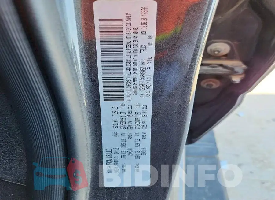 1C6SRFFTXKN605062 Photo# 13