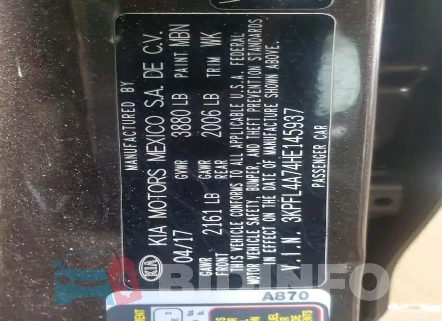 3KPFL4A74HE145937 Photo# 12