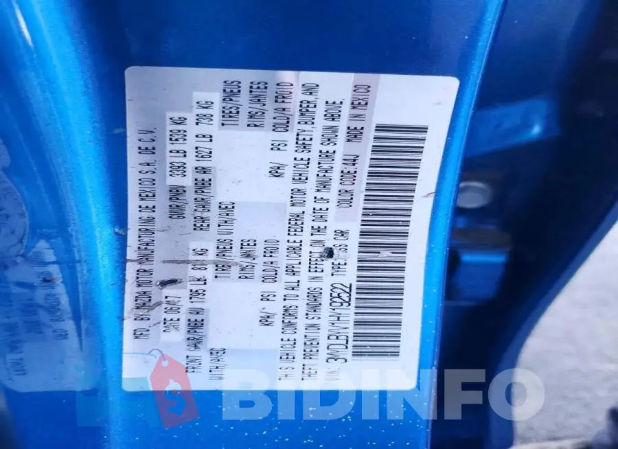 3MYDLBYV1HY192522 Photo# 12