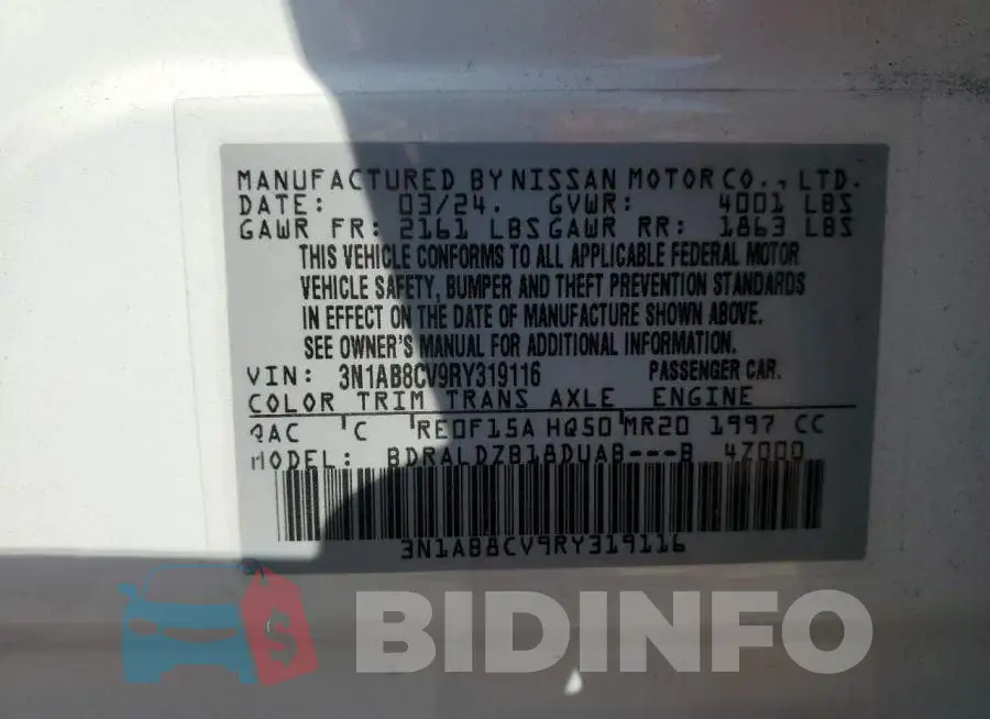3N1AB8CV9RY319116 Photo# 12