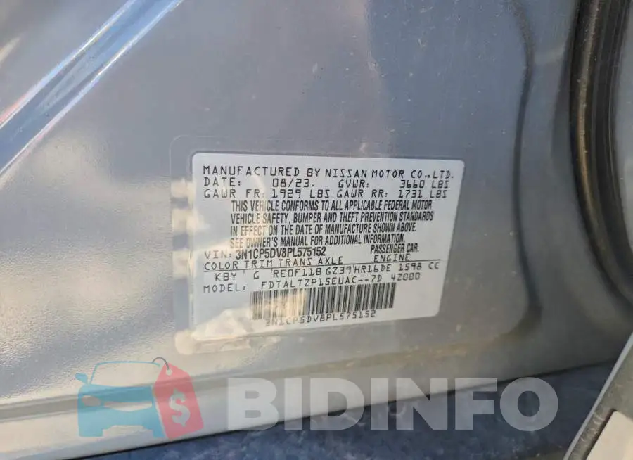 3N1CP5DV8PL575152 Photo# 12