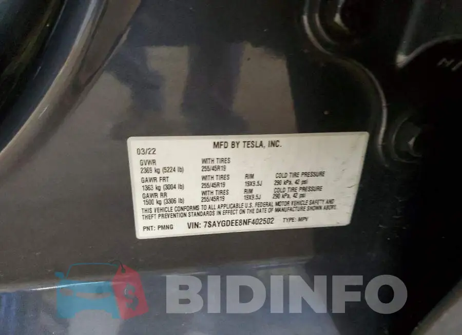 7SAYGDEE8NF402502 Photo# 12
