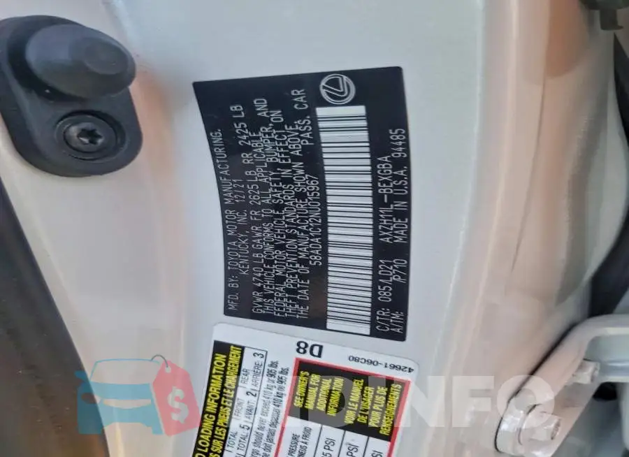 58ADA1C12NU015967 Photo# 13