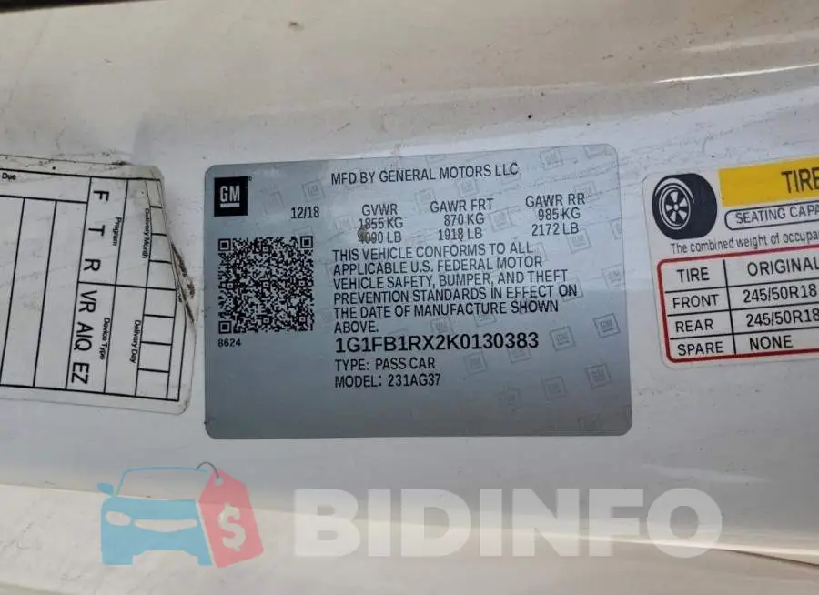 1G1FB1RX2K0130383 Photo# 12
