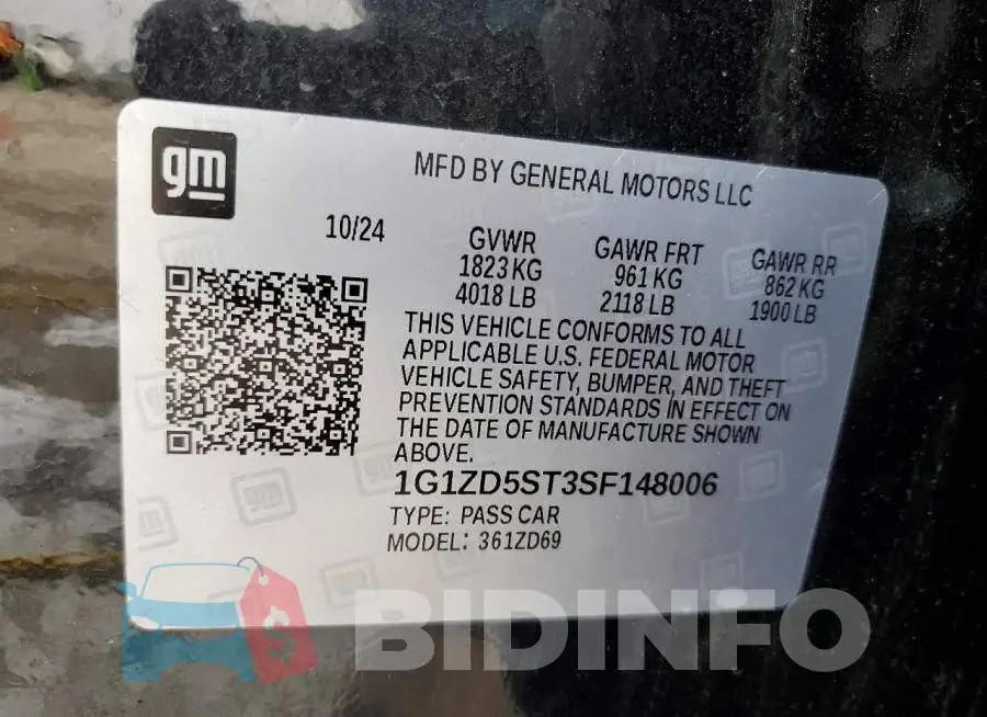 1G1ZD5ST3SF148006 Photo# 13