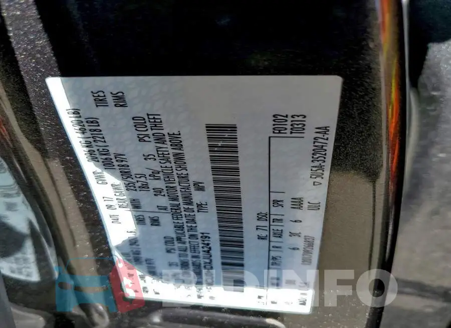 1FMCU0HDXJUA24191 Photo# 13