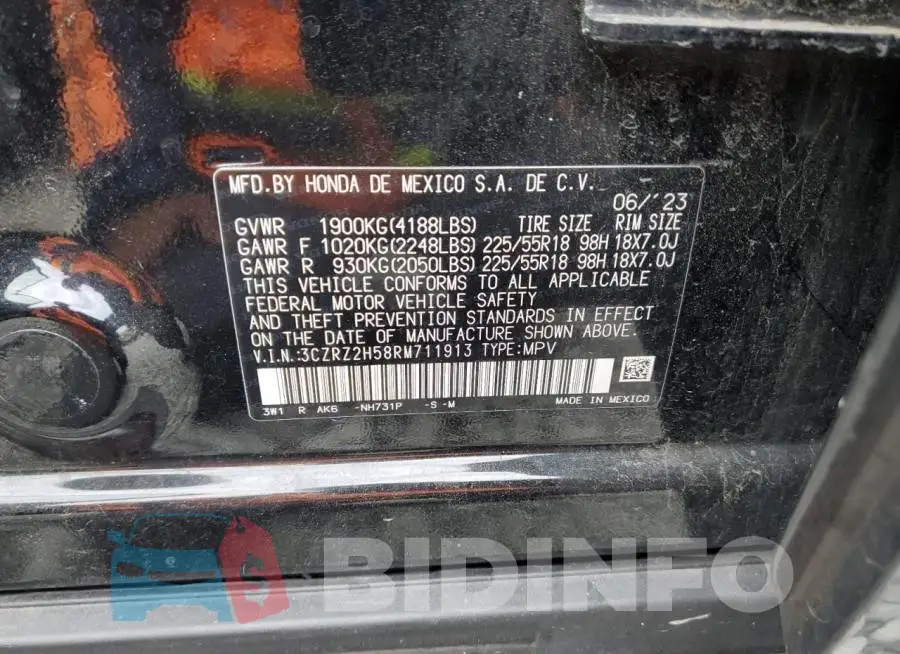 3CZRZ2H58RM711913 Photo# 13