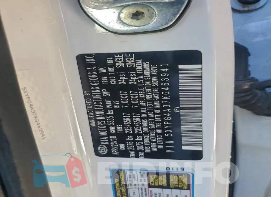 5XYPG4A37KG463941 Photo# 12