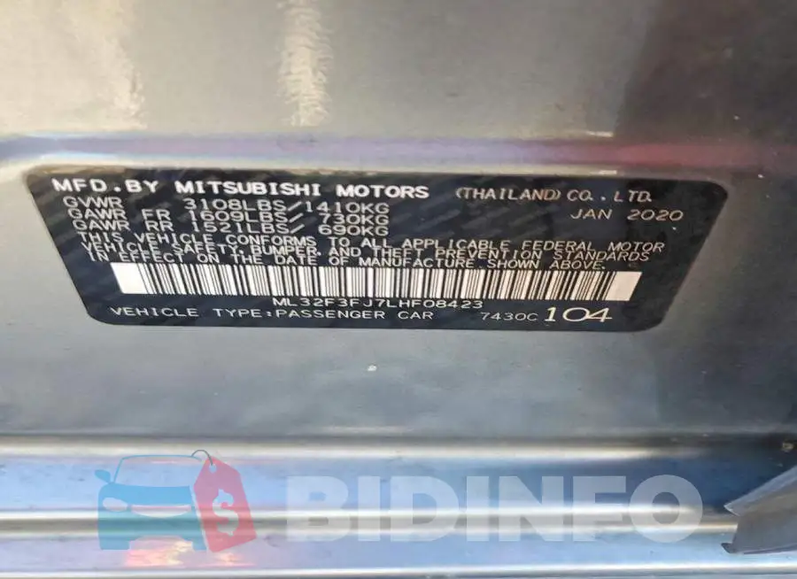 ML32F3FJ7LHF08423 Photo# 12