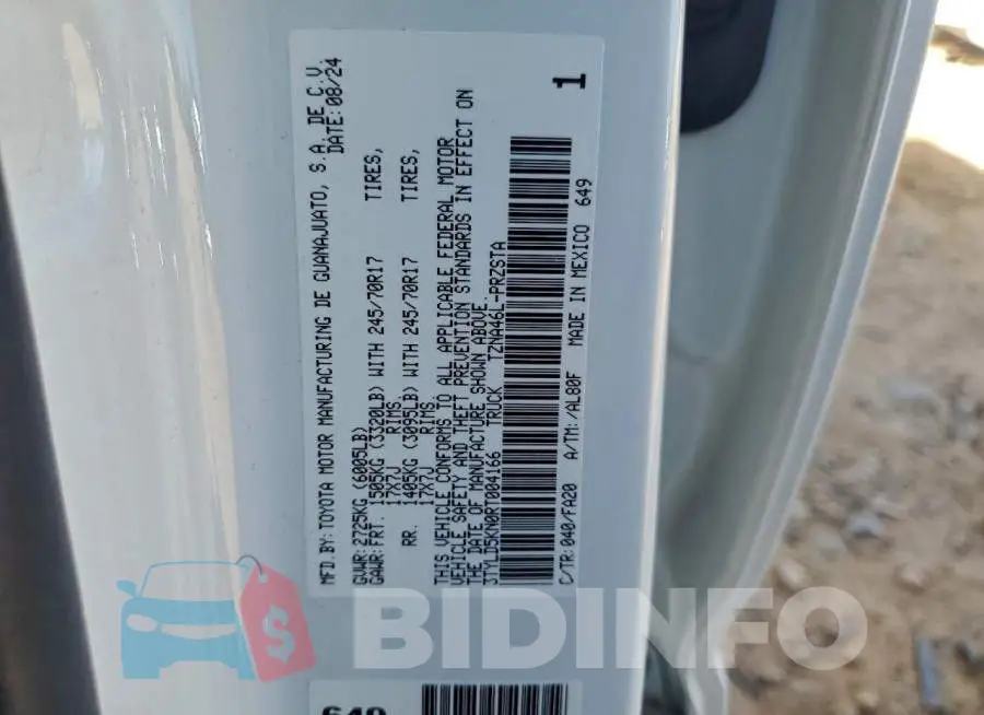 3TYLD5KN0RT004166 Photo# 12